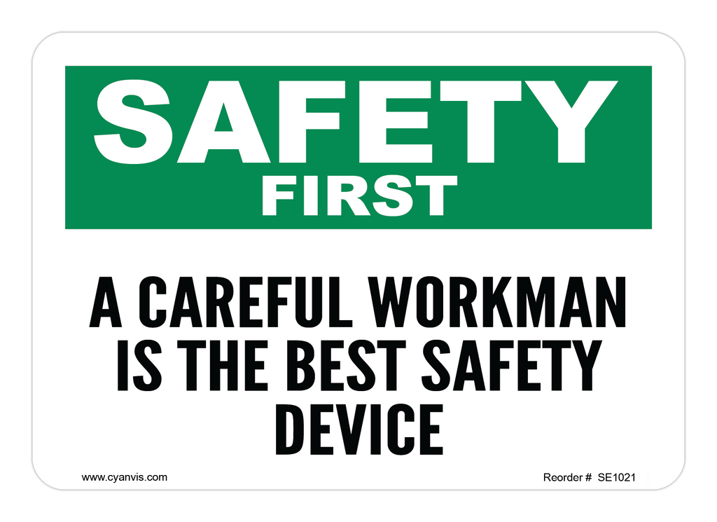 Workman Warning Sign High quality Safety & Housekeeping safety sign