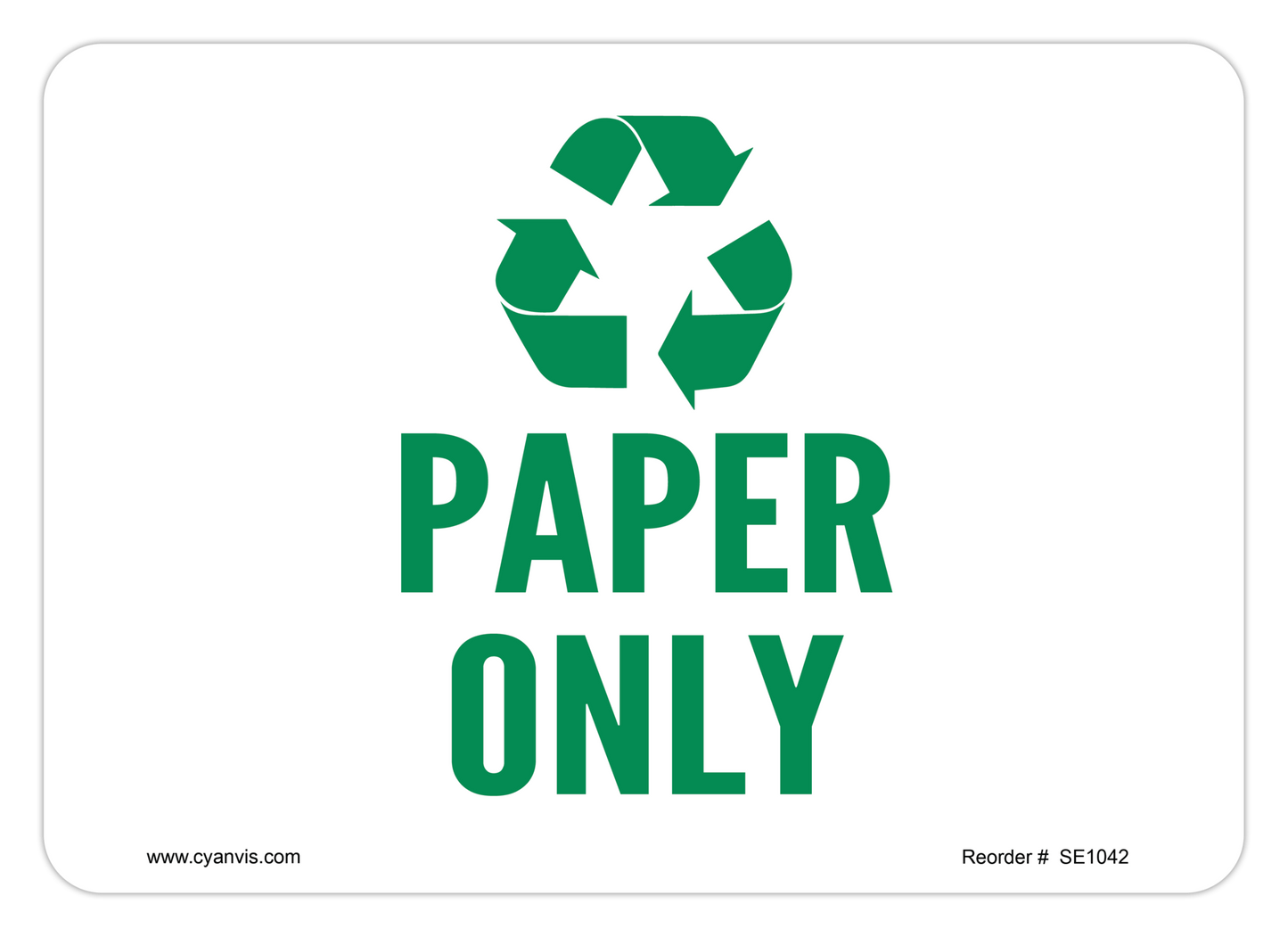 Safety Sign: Safety & Housekeeping - PAPER ONLY - CYANvisuals