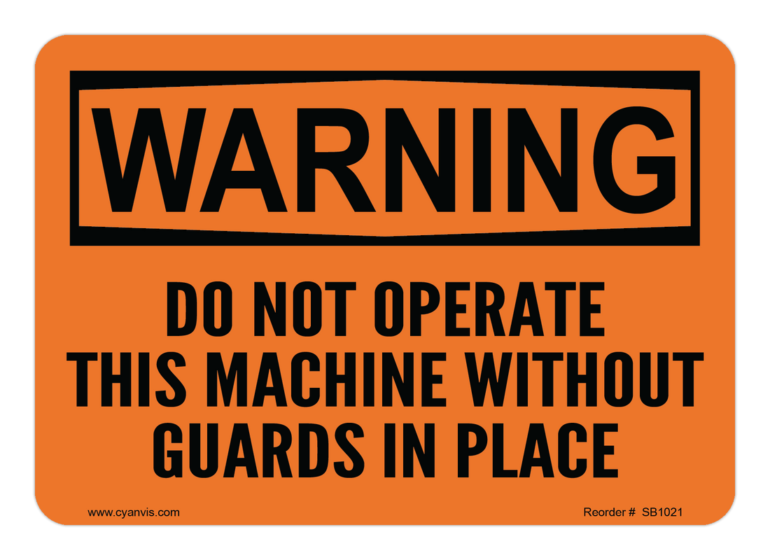 High quality Warning safety sign – CYANvisuals.com