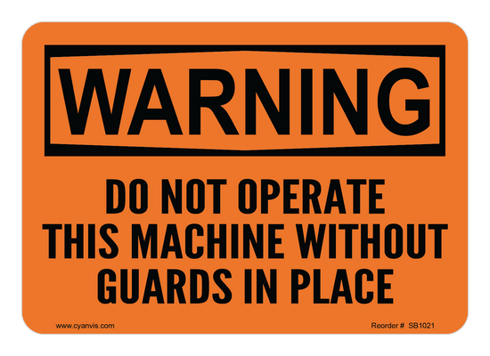 High quality Warning safety sign – CYANvisuals.com