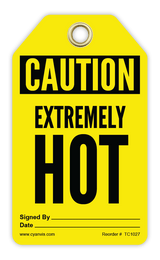 Safety Tag: Cautiom - EXTREMELY HOT - CYANvisuals