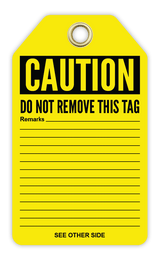 Safety Tag: Cautiom - TEMPORARY OUT OF ORDER - CYANvisuals