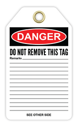 Safety Tag: Danger - ELECTRONIC CALIBRATION REQUIRED BEFORE USE - CYANvisuals
