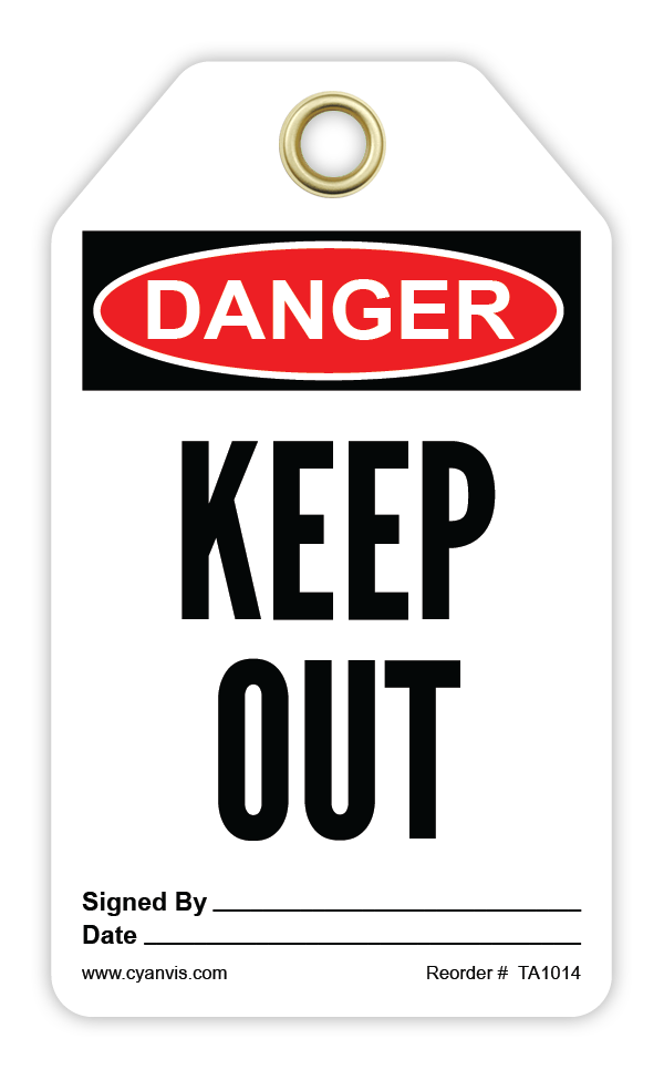 High quality Danger safety tag – CYANvisuals.com