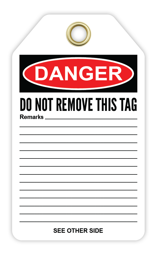 Safety Tag: Danger - QUARANTINED. DO NOT USE - CYANvisuals