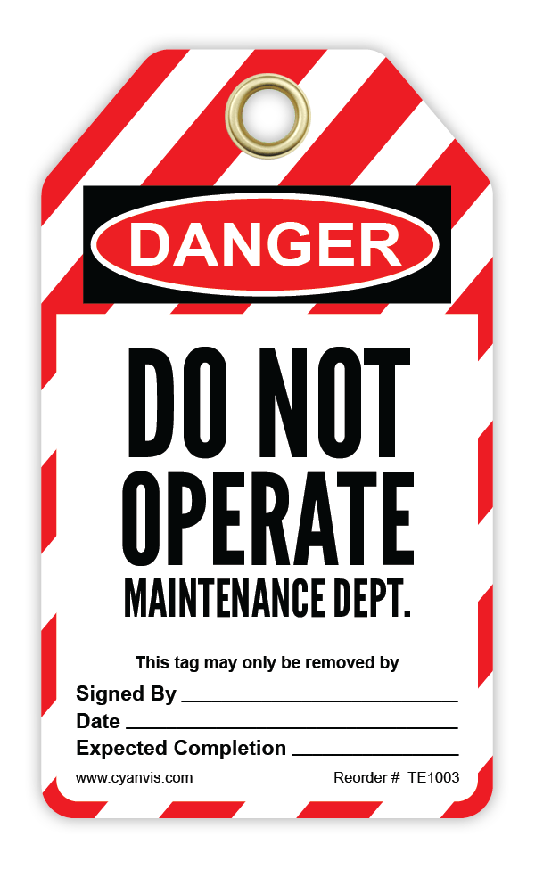 High quality Lockout safety tag