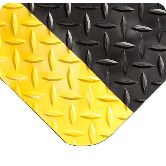 Smart Diamond-Plate No. 497 (Black w/ Yellow Borders) - CYANvisuals