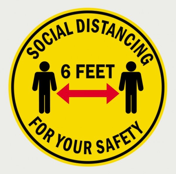 SOCIAL DISTANCING FOR YOUR SAFETY - CYANvisuals