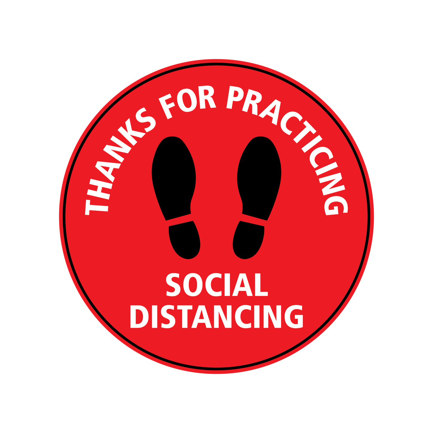THANKS FOR PRACTICING SOCIAL DISTANCING - CYANvisuals